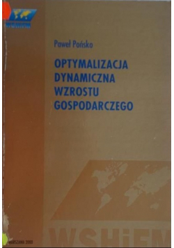 Optymalizacja dynamiczna wzrostu gospodarczego
