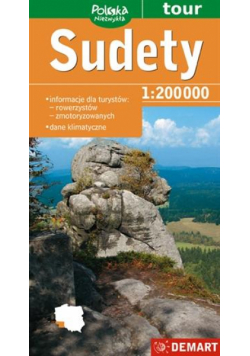 Mapa Turs. Sudety DEMART