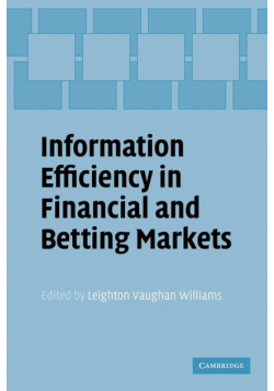 Information Efficiency in Financial and Betting Markets
