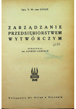 Zarządzanie Pezdsiębiorstwem Wytwórczym