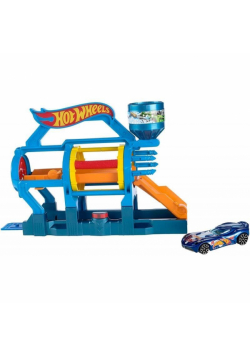 Hot Wheels Rozkładane zestawy Turbo myjnia