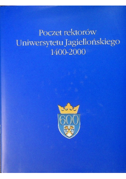 Poczet rektorów Uniwersytetu Jagellońskiego