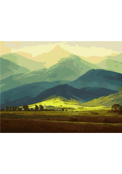 Malowanie po numerach - Beskidy 30x40cm