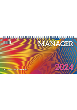 Kalendarz 2024 biurowy Manager