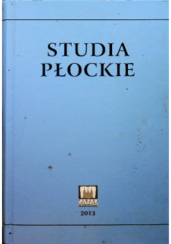 Studia Płockie Tom XLI