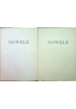 Sienkiewicz Nowele tom 1 i 2