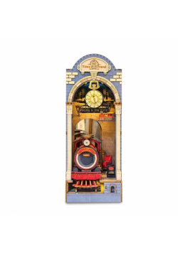 Puzzle Drewniane 3D Podróż w czasie LED