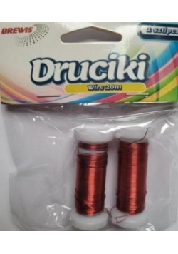 Drucik florystyczny czerwony 20m
