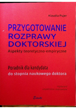Przygotowanie rozprawy doktorskiej