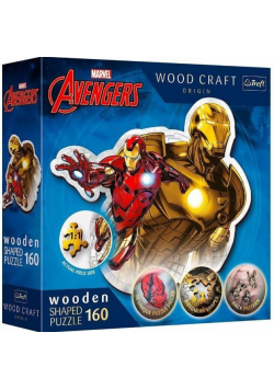 Puzzle drewniane 160 Odważny Iron Man TREFL