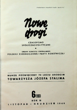 Nowe Drogi 1949r