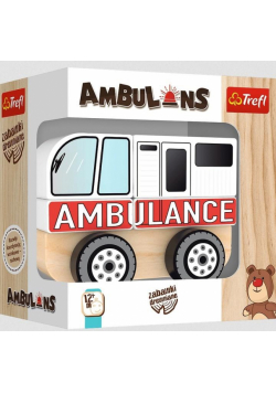 Zabawka drewniana - Ambulans TREFL