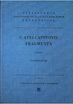 C Atei Capitonis Fragmenta