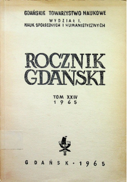 Rocznik Gdański XXIV