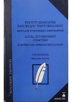 Statuty jednostek samorządu terytorialnego