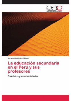La educación secundaria en el Perú y sus profesores