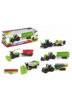 Traktor metalowy Moje Ranczo 17cm