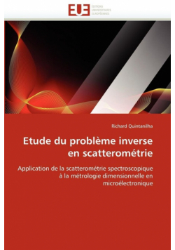 Etude du problème inverse en scatterométrie