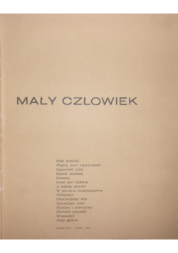 Mały człowiek
