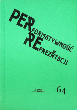 Performatywność reprezentacji