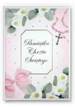 Książeczka chrzest dziewczynka ISBN 49-5