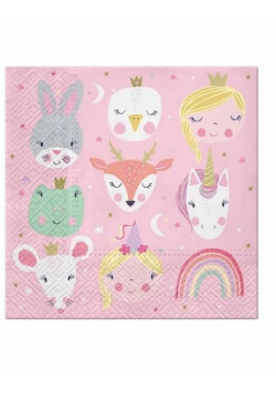 Serwetki Magiczni przyjaciele 33x33cm 20szt