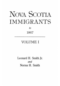 Nova Scotia Immigrants to 1867