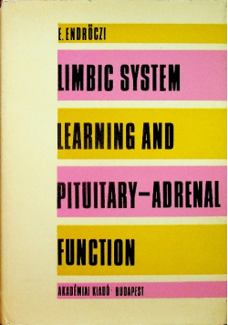 Limbic system learning and pituitary adrenal