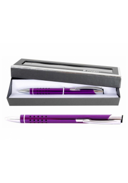 Długopis Veno rubber B fioletowy