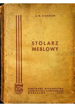 Stolarz meblowy