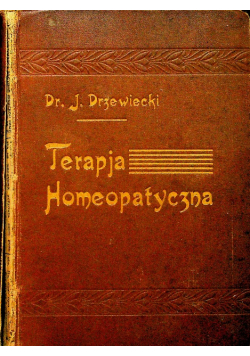 Terapja homeopatyczna 1904 r.