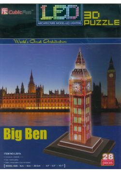 Puzzle 3D Led Zegar Big Ben