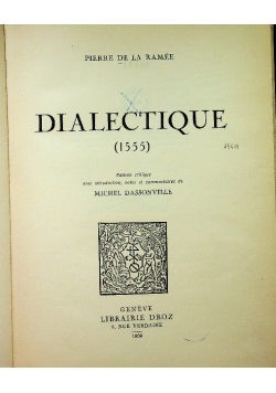 Dialectique 1555