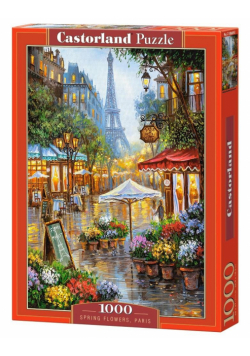 Puzzle 1000 Wiosenne Kwiaty, Pary CASTOR