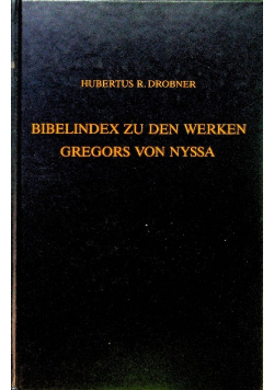 Bibelindex zu den werken Greors von Nyssa