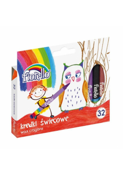 Kredki świecowe 32 kolory FIORELLO