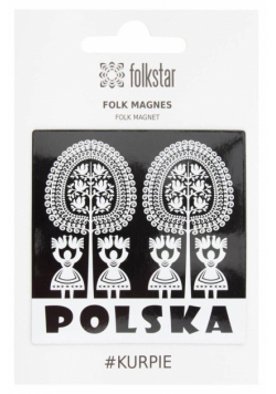Magnes - kurpiowski czarny Polska FOLKSTAR
