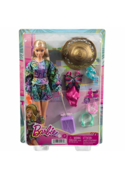 Barbie Wakacyjna zabawa Lalka + akcesoria