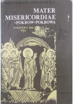 Mater Misericordiae pokrow pokrowa