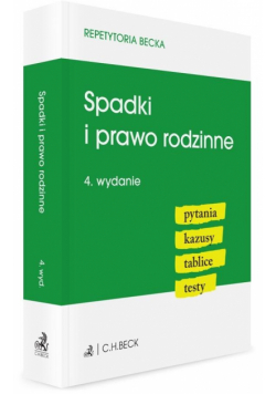 Spadki i prawo rodzinne. Pytania... w.4