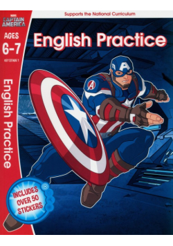 Captain America: English Practice. Ages 6-7