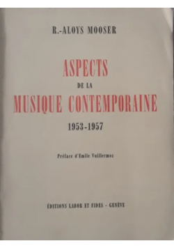 Aspects de la musique contemporaine 1953 1957