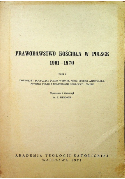 Prawodawstwo Kościoła w Polsce 1961 - 1970