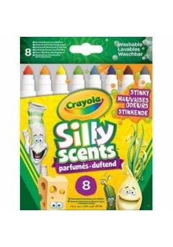 Flamastry zapachowe Smrodki cien+gr  8 kol CRAYOLA