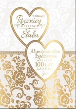 Karnet B6 PP-1613 Rocznica ślubu