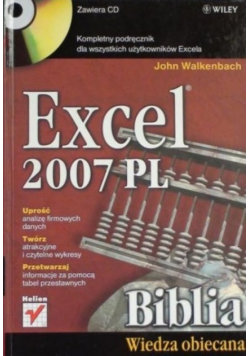 Excel 2007  Biblia z CD
