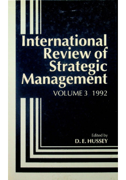 International Review of Strategic Management