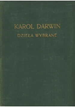 Darwin Dzieła wybrane Tom II