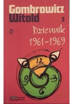 Gombrowicz Dziennik 1961 - 1969 Tom 3