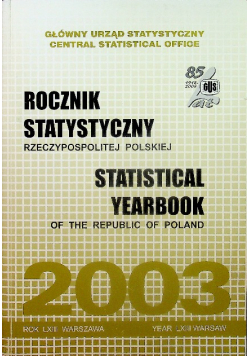 Rocznik statyczny Rzeczypospolitej Polskiej 2003